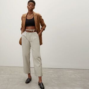 Everlane The pleated Chino Pants Ivory Size 4